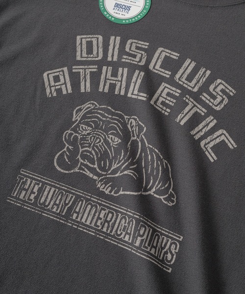 DISCUS(ディスカス)の「【71】【DISCUS/ディスカス】DOG&FOOD 梨地 クールマックス プリントTシャツ/ワンポイント刺繍/リンガーT(Tシャツ/カットソー・メンズ・チャコールグレー/ホワイト系その他2/グレー系その他/ブルー/ブルー系その他/ホワイト系その他3/ホワイト系その他/ホワイト・L/M/XL)」の17枚目の写真