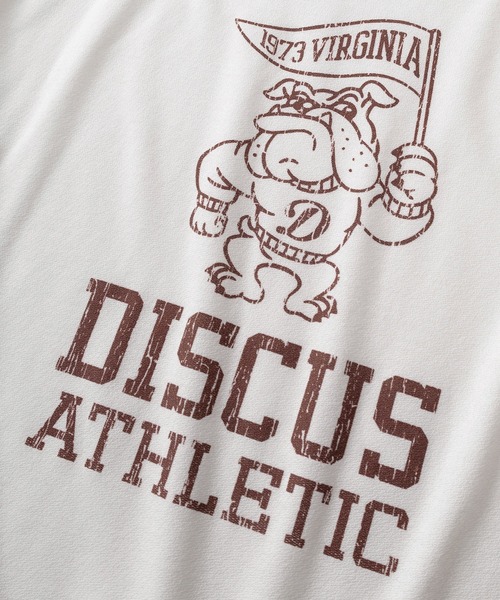 DISCUS(ディスカス)の「【71】【DISCUS/ディスカス】DOG&FOOD 梨地 クールマックス プリントTシャツ/ワンポイント刺繍/リンガーT(Tシャツ/カットソー・メンズ・チャコールグレー/ホワイト系その他2/グレー系その他/ブルー/ブルー系その他/ホワイト系その他3/ホワイト系その他/ホワイト・L/M/XL)」の18枚目の写真