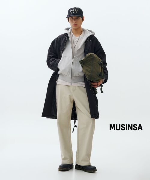 SECONDMONO（セカンドモノローグ）の「Semi Wide Twill Cotton Chino Pants [BEIGE]_SEPT051BEIGE（その他パンツ・レディース・その他・28/30/32/34）」の8枚目の写真