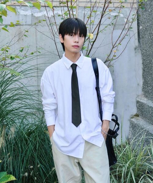 SECONDMONO（セカンドモノローグ）の「Semi Wide Twill Cotton Chino Pants [BEIGE]_SEPT051BEIGE（その他パンツ・レディース・その他・28/30/32/34）」の11枚目の写真