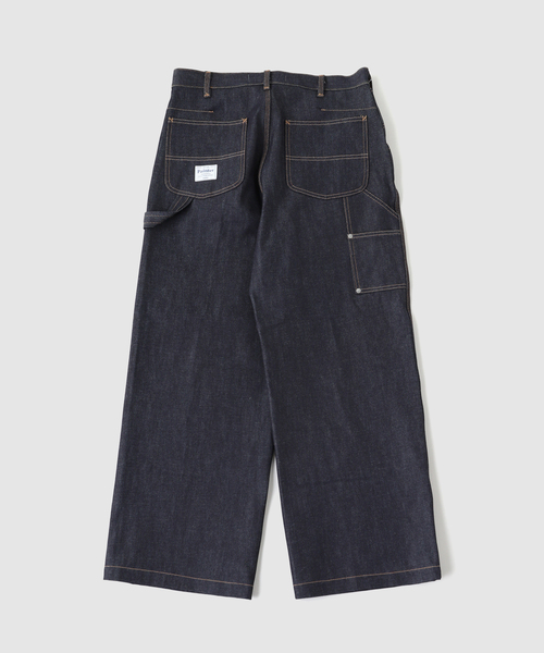 DAIRIKU（ダイリク）の「DAIRIKU / ダイリク Rigid Painter Denim Wide Pants（デニムパンツ・メンズ・ブルー系その他・MEDIUM/SMALL）」の2枚目の写真