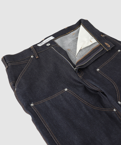 DAIRIKU（ダイリク）の「DAIRIKU / ダイリク Rigid Painter Denim Wide Pants（デニムパンツ・メンズ・ブルー系その他・MEDIUM/SMALL）」の3枚目の写真