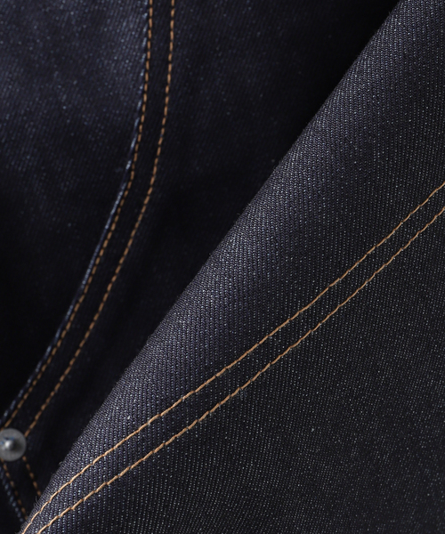 DAIRIKU（ダイリク）の「DAIRIKU / ダイリク Rigid Painter Denim Wide Pants（デニムパンツ・メンズ・ブルー系その他・MEDIUM/SMALL）」の4枚目の写真