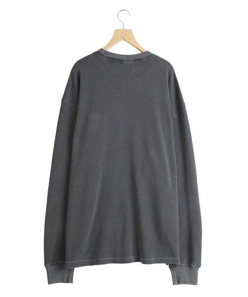 Carhartt WIP（カーハートダブリューアイピー）の「Carhartt WIP / カーハート ワークインプログレス：L/S VISTA WAFFLE T-SHIRT：I035304[WAX]（Tシャツ/カットソー・メンズ・ブラック/ホワイト系その他・M/S/L）」の5枚目の写真