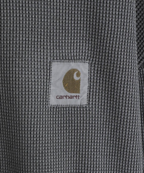 Carhartt WIP（カーハートダブリューアイピー）の「Carhartt WIP / カーハート ワークインプログレス：L/S VISTA WAFFLE T-SHIRT：I035304[WAX]（Tシャツ/カットソー・メンズ・ブラック/ホワイト系その他・M/S/L）」の7枚目の写真