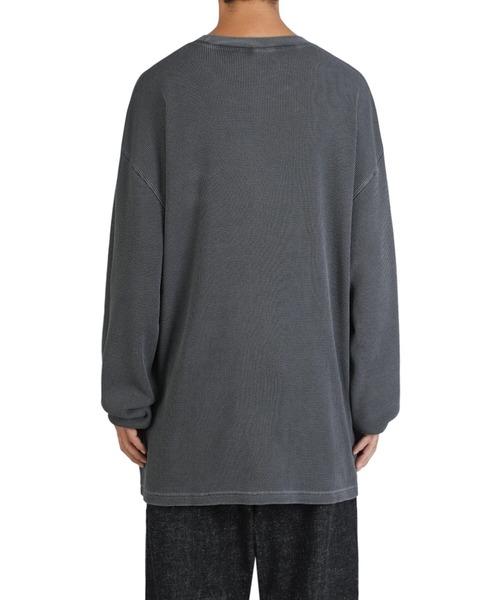 Carhartt WIP（カーハートダブリューアイピー）の「Carhartt WIP / カーハート ワークインプログレス：L/S VISTA WAFFLE T-SHIRT：I035304[WAX]（Tシャツ/カットソー・メンズ・ブラック/ホワイト系その他・M/S/L）」の4枚目の写真