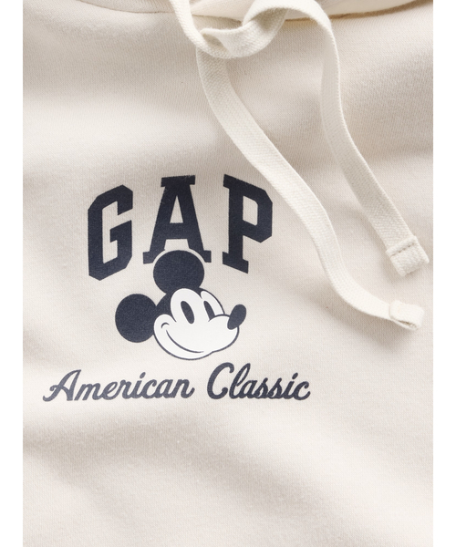 GAP(ギャップ)の「Gap × ディズニー リラックスフィット GAPロゴパーカー(パーカー・メンズ・ベージュ/ブラック/ライトブルー・XS/S/M/L/XL)」の12枚目の写真
