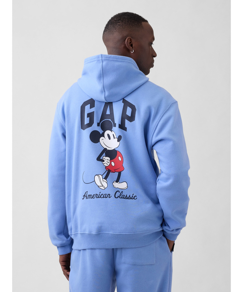 GAP(ギャップ)の「Gap × ディズニー リラックスフィット GAPロゴパーカー(パーカー・メンズ・ベージュ/ブラック/ライトブルー・XS/S/M/L/XL)」の1枚目の写真