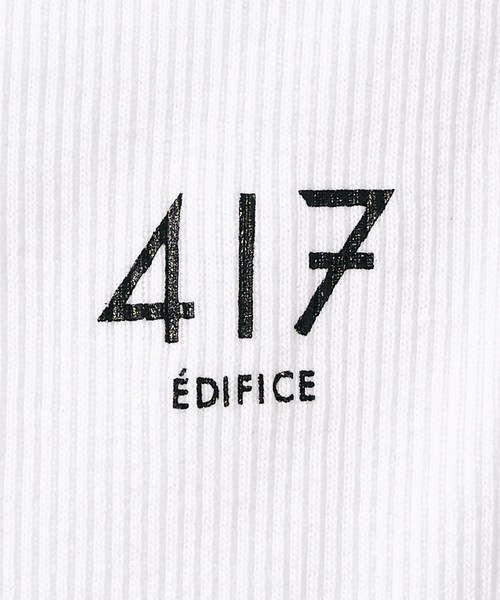 417 EDIFICE（フォーワンセブンエディフィス）の「エッセンシャル リブタンク（タンクトップ・メンズ・ブラック/ホワイト系その他/ホワイト・LARGE/MEDIUM/SMALL）」の15枚目の写真