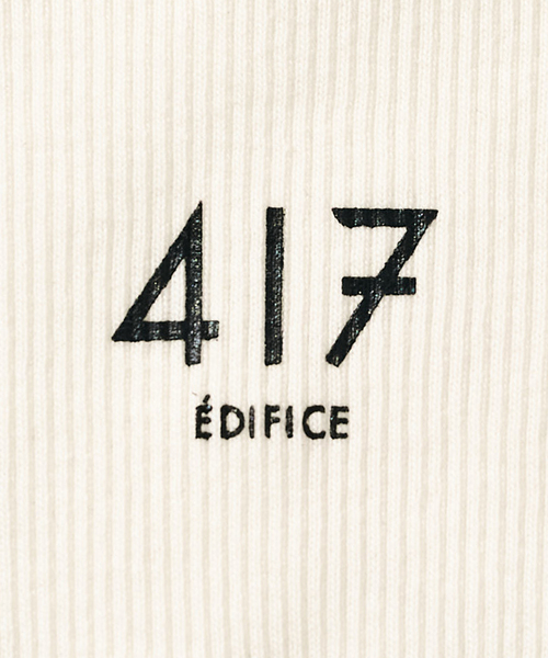 417 EDIFICE（フォーワンセブンエディフィス）の「エッセンシャル リブタンク（タンクトップ・メンズ・ブラック/ホワイト系その他/ホワイト・LARGE/MEDIUM/SMALL）」の16枚目の写真