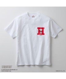 PEANUTS（ピーナッツ）の「【74】【Hanes/ヘインズ】 BEEFY PEANUTSコラボ スヌーピー クルーネック Tシャツ（Tシャツ/カットソー）」