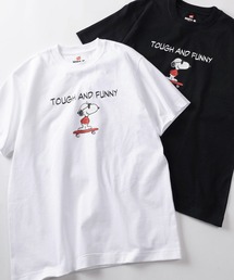 【74】【Hanes/ヘインズ】 BEEFY PEANUTSコラボ スヌーピー クルーネック Tシャツ