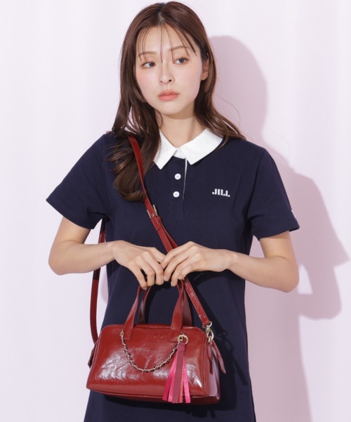 JILL by JILL STUART（ジルバイジルスチュアート）の「【WEB限定カラーあり】チャーム付きミニボストン（ボストンバッグ・レディース・ホワイト/レッド/ブラック/ブルー・FREE）」の16枚目の写真