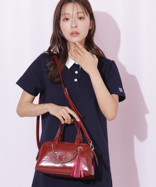 JILL by JILL STUART（ジルバイジルスチュアート）の「【WEB限定カラーあり】チャーム付きミニボストン（ボストンバッグ・レディース・ホワイト/レッド/ブラック/ブルー・FREE）」の17枚目の写真