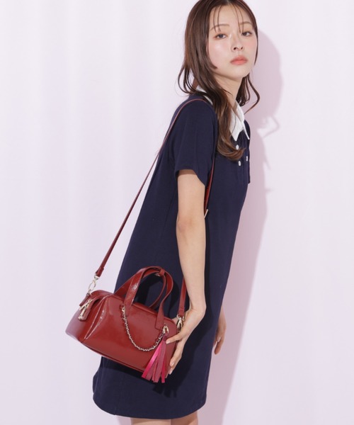 JILL by JILL STUART（ジルバイジルスチュアート）の「【WEB限定カラーあり】チャーム付きミニボストン（ボストンバッグ・レディース・ホワイト/レッド/ブラック/ブルー・FREE）」の20枚目の写真