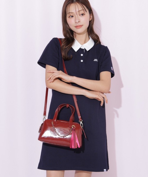 JILL by JILL STUART（ジルバイジルスチュアート）の「【WEB限定カラーあり】チャーム付きミニボストン（ボストンバッグ・レディース・ホワイト/レッド/ブラック/ブルー・FREE）」の18枚目の写真