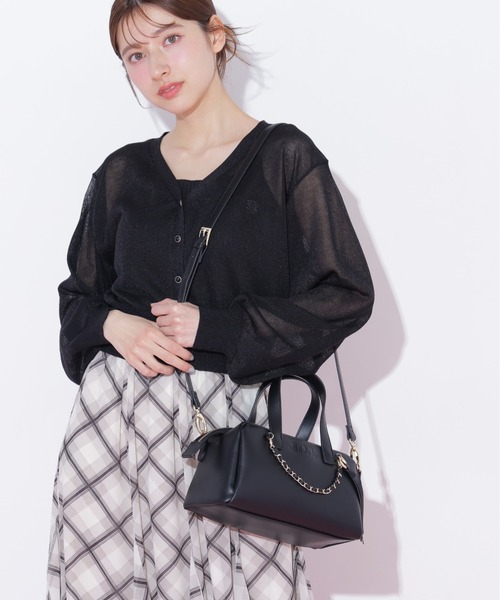 JILL by JILL STUART（ジルバイジルスチュアート）の「【WEB限定カラーあり】チャーム付きミニボストン（ボストンバッグ・レディース・ホワイト/レッド/ブラック/ブルー・FREE）」の22枚目の写真