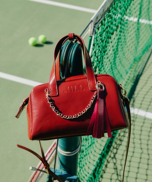 JILL by JILL STUART（ジルバイジルスチュアート）の「【WEB限定カラーあり】チャーム付きミニボストン（ボストンバッグ・レディース・ホワイト/レッド/ブラック/ブルー・FREE）」の9枚目の写真