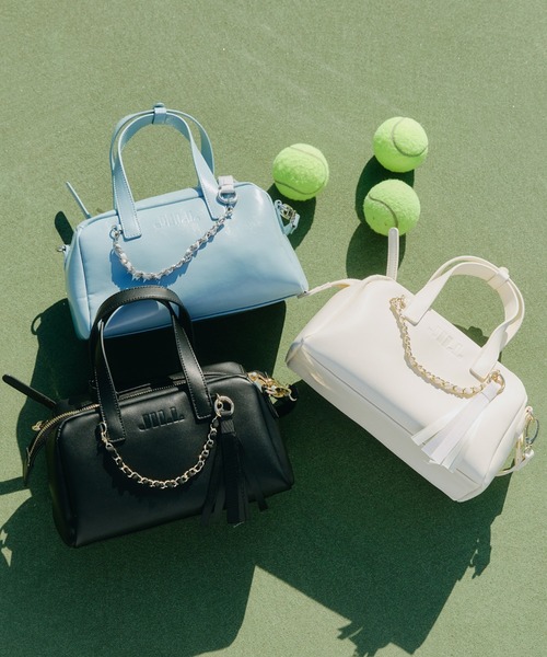 JILL by JILL STUART（ジルバイジルスチュアート）の「【WEB限定カラーあり】チャーム付きミニボストン（ボストンバッグ・レディース・ホワイト/レッド/ブラック/ブルー・FREE）」の8枚目の写真