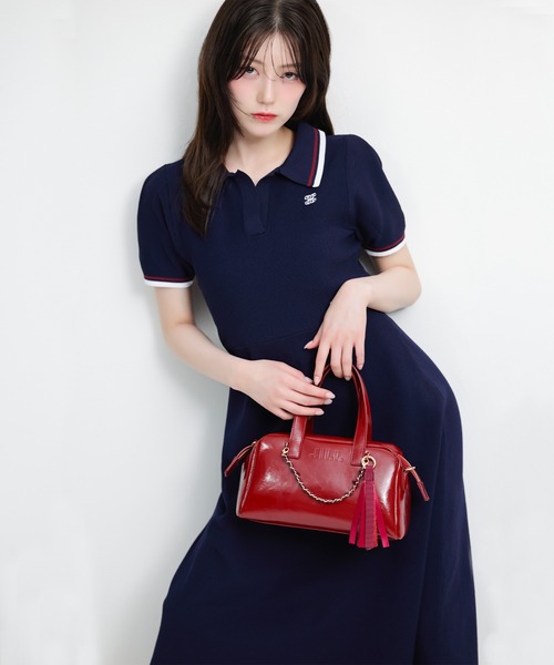 JILL by JILL STUART（ジルバイジルスチュアート）の「【WEB限定カラーあり】チャーム付きミニボストン（ボストンバッグ・レディース・ホワイト/レッド/ブラック/ブルー・FREE）」の6枚目の写真