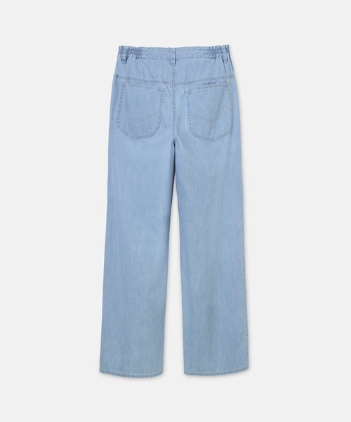 SEAGREEN（シーグリーン）の「SEAGREEN(シーグリーン) SUMMER DENIM LOOSE PANTS（デニムパンツ・メンズ・ネイビー/ライトブルー・3/4/2）」の3枚目の写真