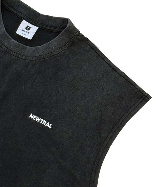 ムラサキスポーツ(ムラサキスポーツ)の「NEWTRAL/ニュートラル タンクトップ ロゴ バックプリント NT2262008(タンクトップ・メンズ・ブラック・M/L/XL)」の3枚目の写真