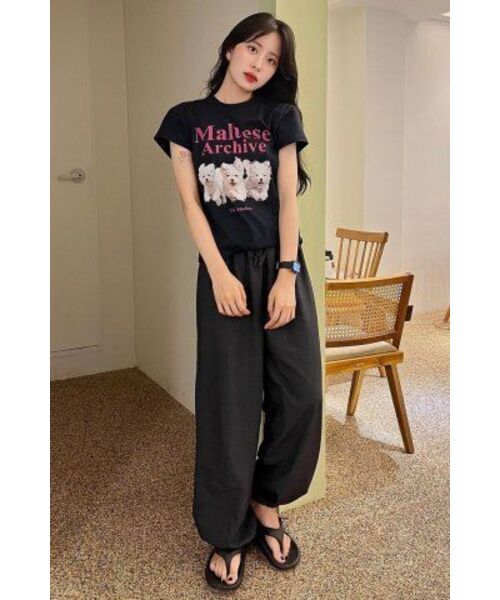 SAINTSATIN(セントサテン)の「ブリンフリップフロップクッションスリッパブラック(サンダル・レディース・その他・23cm/24cm/25cm/L/XL)」の14枚目の写真