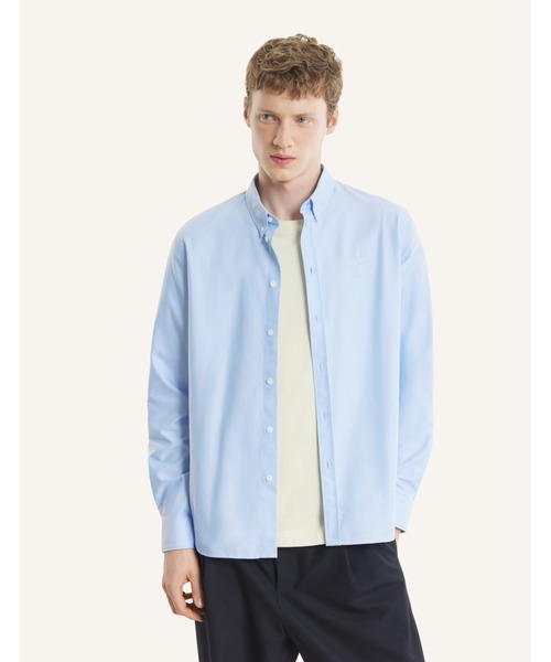 Maison Kitsune(メゾンキツネ)の「PROFILE FOX CASUAL SHIRT(シャツ/ブラウス・メンズ・ミント/ライトブルー・S/M/L)」の15枚目の写真