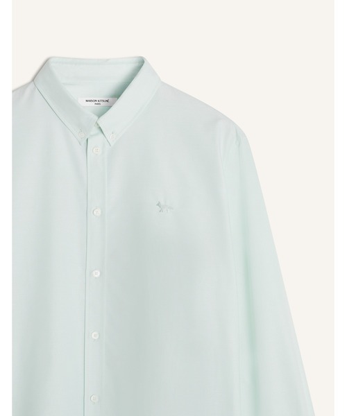 Maison Kitsune(メゾンキツネ)の「PROFILE FOX CASUAL SHIRT(シャツ/ブラウス・メンズ・ミント/ライトブルー・S/M/L)」の5枚目の写真