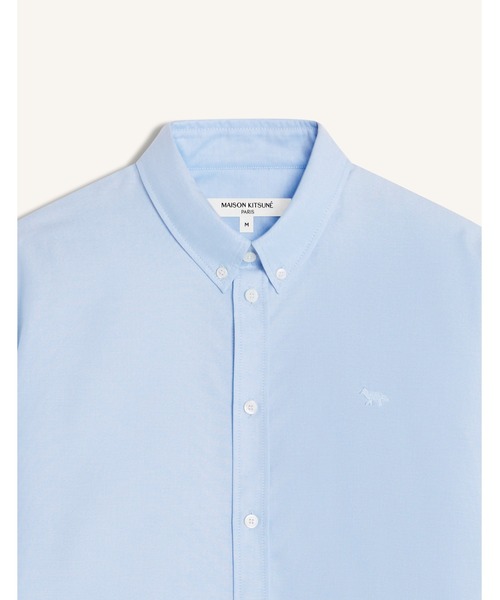Maison Kitsune(メゾンキツネ)の「PROFILE FOX CASUAL SHIRT(シャツ/ブラウス・メンズ・ミント/ライトブルー・S/M/L)」の12枚目の写真