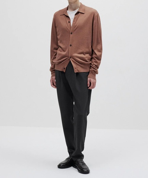 ATTACHMENT（アタッチメント）の「【ATTACHMENT/アタッチメント】PE STRETCH DOUBLE CLOTH REGULAR FIT EASY TROUSERS（スラックス・メンズ・ブラック/ダークブラウン・1/2/3）」の4枚目の写真