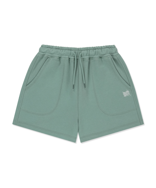 BROWNBREATH(ブラウンブレス)の「W TAG SWEAT SHORTS - LIGHT BLUE(その他パンツ・レディース・その他・SMALL/MEDIUM)」の1枚目の写真