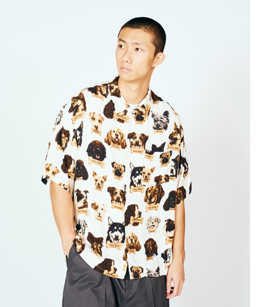 SUNNY  SPORTS（サニースポーツ）の「SUNNY SPORTS サニースポーツ / printed box shirt（シャツ/ブラウス・メンズ・その他2/その他1/ブラック・SMALL/LARGE/MEDIUM）」の9枚目の写真