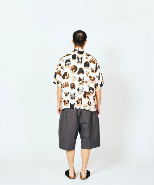 SUNNY  SPORTS（サニースポーツ）の「SUNNY SPORTS サニースポーツ / printed box shirt（シャツ/ブラウス・メンズ・その他2/その他1/ブラック・SMALL/LARGE/MEDIUM）」の4枚目の写真