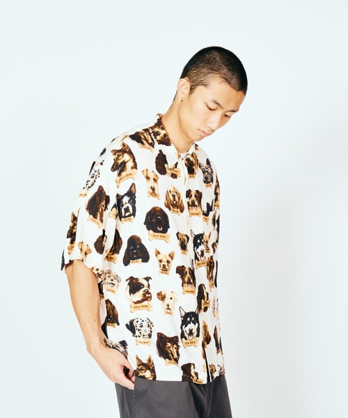 SUNNY  SPORTS（サニースポーツ）の「SUNNY SPORTS サニースポーツ / printed box shirt（シャツ/ブラウス・メンズ・その他2/その他1/ブラック・SMALL/LARGE/MEDIUM）」の8枚目の写真