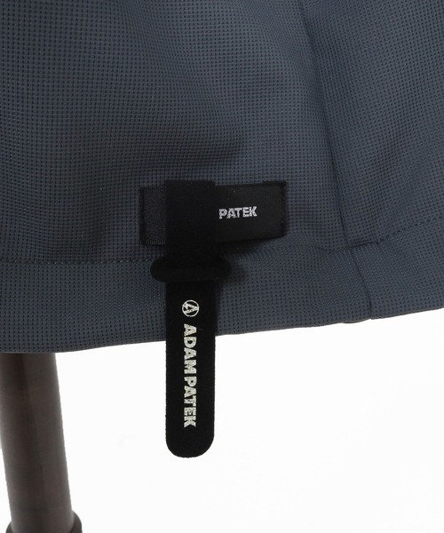 ADAM PATEK(アダムパテック)の「ADAMPATEK/ripple looose polo shirt/リップルルーズポロシャツ(ポロシャツ・メンズ・ブラック/グレー・1/2)」の4枚目の写真