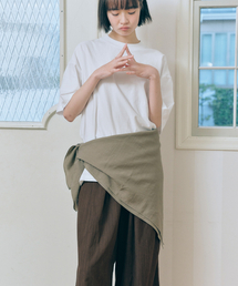 MALEN（マレン）の「ユニセックスナチュラルレイヤースカーフカーキ（バンダナ/スカーフ）」