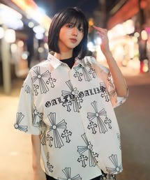 【別注】GA×GALFY-別注十字架わんわん柄シャツ