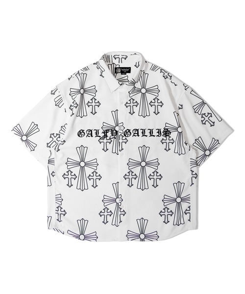 GALFY(ガルフィー)の「【別注】GA×GALFY-別注十字架わんわん柄シャツ(シャツ/ブラウス・メンズ・ホワイト/ブラック・L/XL)」の15枚目の写真
