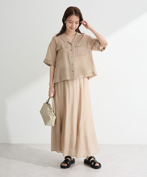 セール】SET2点 シャツスカートセットアップ（セットアップ）｜Green