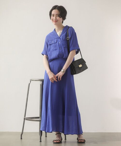 セール】SET2点 シャツスカートセットアップ（セットアップ）｜Green