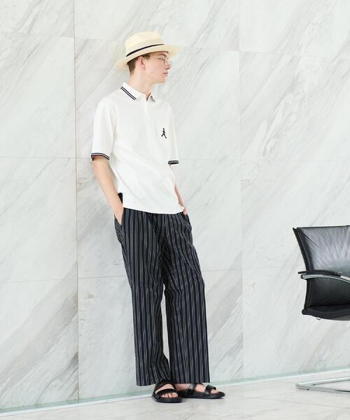 TAKEO KIKUCHI(タケオキクチ)の「【BOWLER HAT LABEL】アイスクリアコットン ボーラーハットウォーカー ポロシャツ(ポロシャツ・メンズ・ピンク系/ホワイト/ブラウン系その他/ブラック/ネイビー・04/03/02)」の19枚目の写真