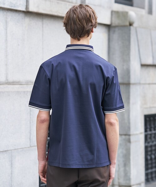 TAKEO KIKUCHI(タケオキクチ)の「【BOWLER HAT LABEL】アイスクリアコットン ボーラーハットウォーカー ポロシャツ(ポロシャツ・メンズ・ピンク系/ホワイト/ブラウン系その他/ブラック/ネイビー・04/03/02)」の22枚目の写真