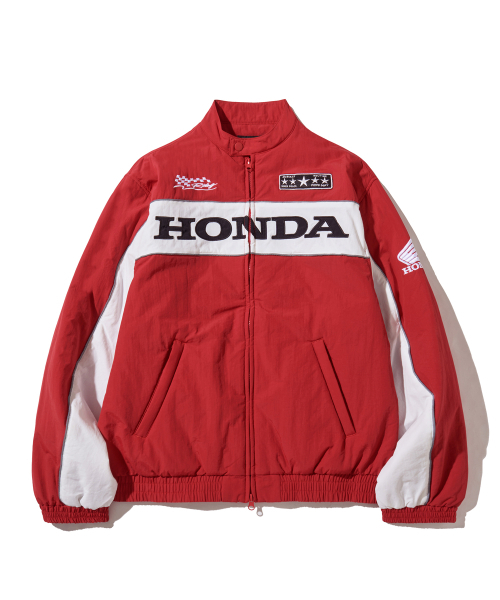 PHYPS MOTORCYCLE(フィップスモーターサイクル)の「Piping Motorcycle Blouson Jacket Red(ブルゾン・レディース・その他・SMALL/MEDIUM/LARGE/X-LARGE)」の1枚目の写真