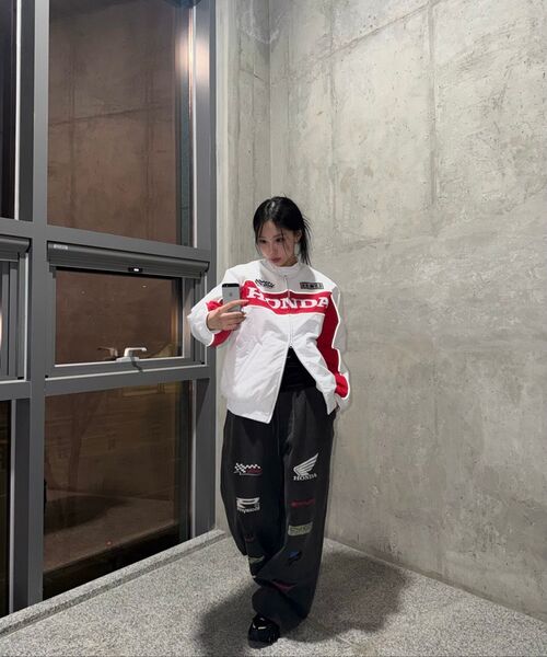 PHYPS MOTORCYCLE(フィップスモーターサイクル)の「Piping Motorcycle Blouson Jacket Red(ブルゾン・レディース・その他・SMALL/MEDIUM/LARGE/X-LARGE)」の15枚目の写真