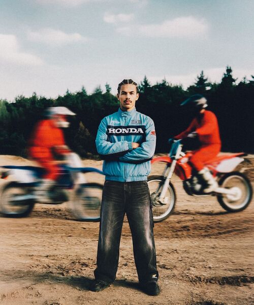 PHYPS MOTORCYCLE(フィップスモーターサイクル)の「Piping Motorcycle Blouson Jacket Red(ブルゾン・レディース・その他・SMALL/MEDIUM/LARGE/X-LARGE)」の5枚目の写真