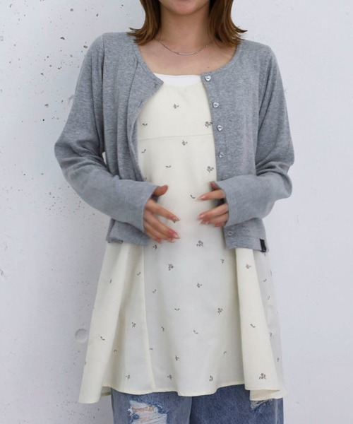 archives(アルシーヴ)の「花柄刺繍ミニキャミOP(ワンピース・レディース・アイボリー/チャコールグレー・MEDIUM)」の19枚目の写真