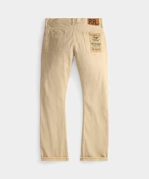 RRL(ダブル アール エル)の「スリム ブーツ クリーム セルビッジ ジーンズ(デニムパンツ・メンズ・ナチュラル・29/30/30/30/31/30/32/30/32/32/34/32)」の8枚目の写真