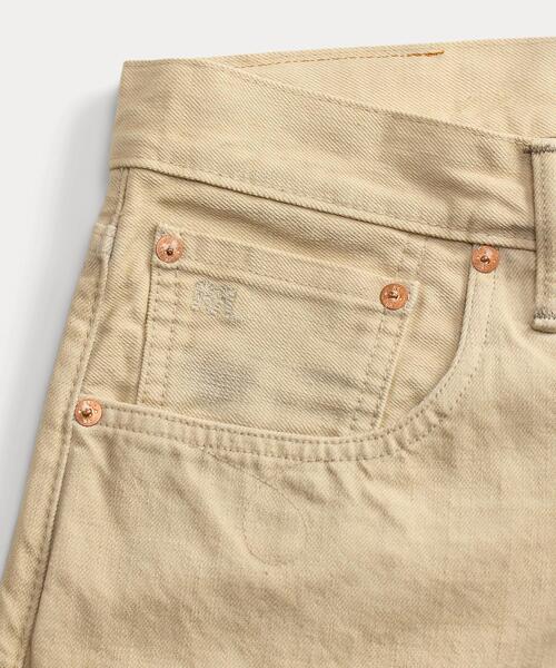 RRL(ダブル アール エル)の「スリム ブーツ クリーム セルビッジ ジーンズ(デニムパンツ・メンズ・ナチュラル・29/30/30/30/31/30/32/30/32/32/34/32)」の6枚目の写真