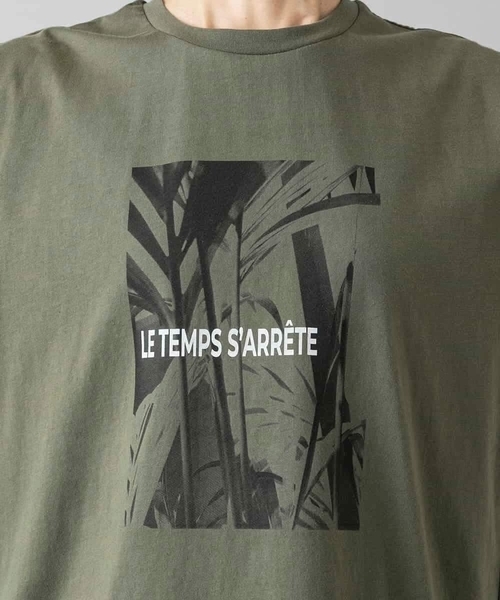 MICHEL KLEIN（ミッシェル・クラン）の「[WEB限定カラー]フォトTシャツ（Tシャツ/カットソー・レディース・ホワイト/グレー/チャコールグレー/カーキ・40/38）」の9枚目の写真